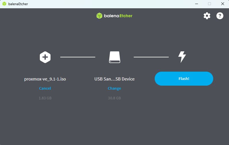 Proxmox download page