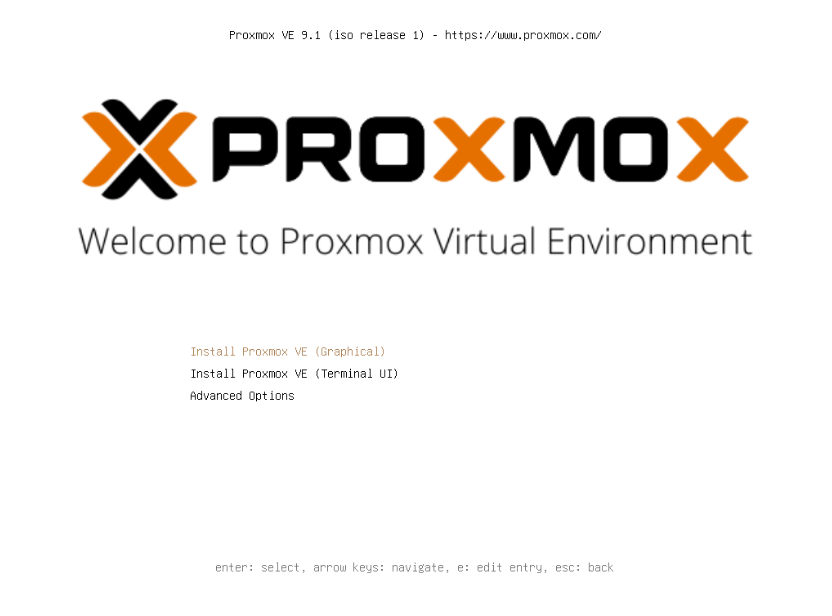 Proxmox download page