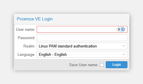 Proxmox download page