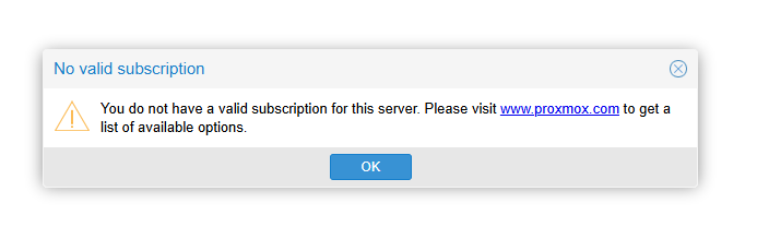 Proxmox download page
