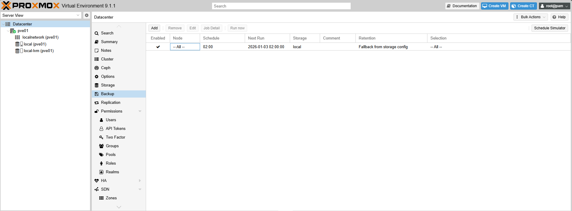 Proxmox download page